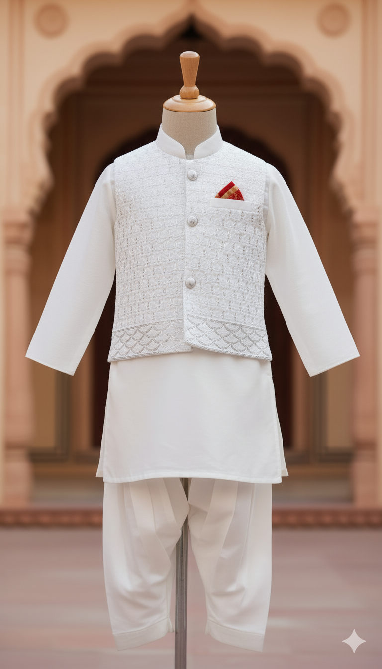 waistcoat shalwar qameez