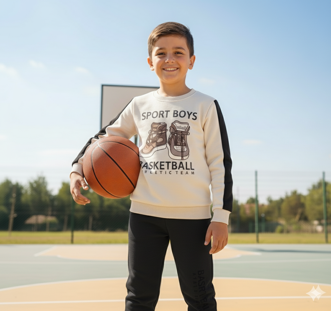 terry shirt and trousers