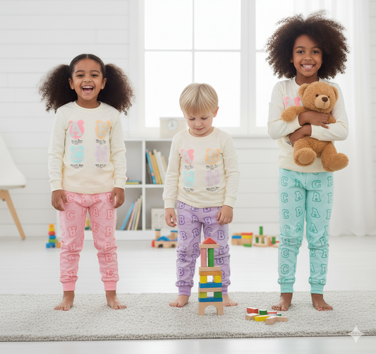 Kids Winter 2Pcs French Terry Outfit