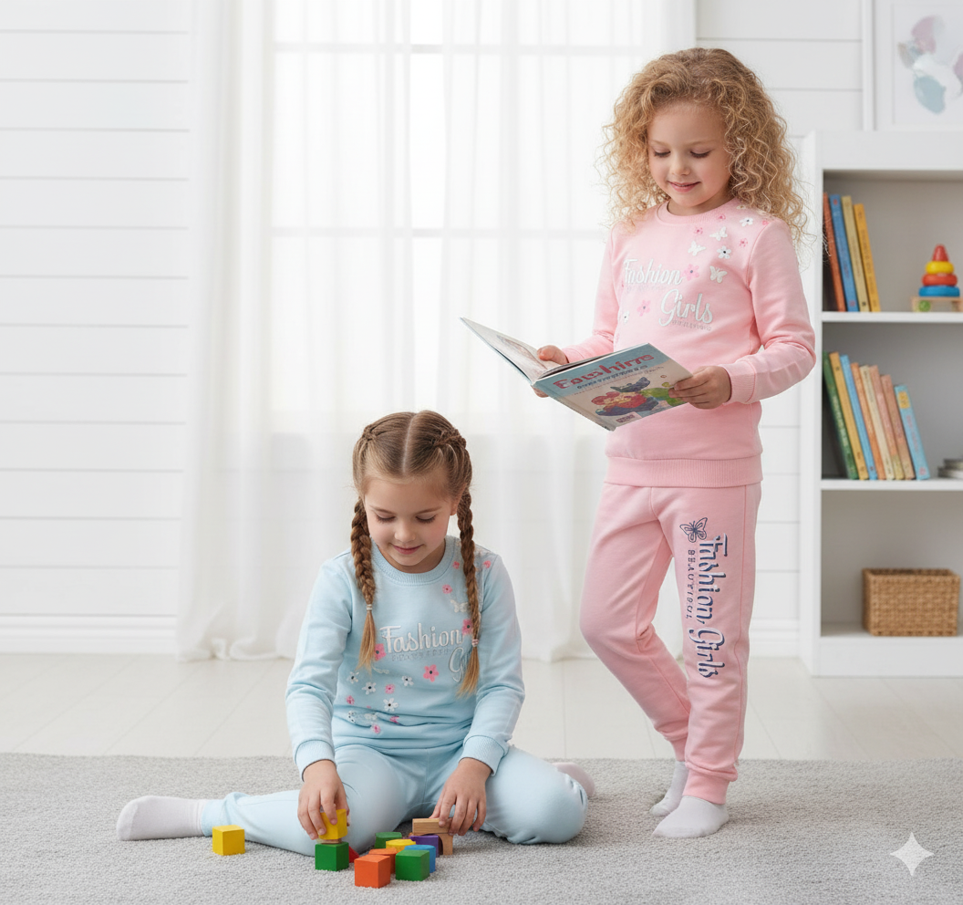 Kids Winter 2Pcs French Terry Outfit