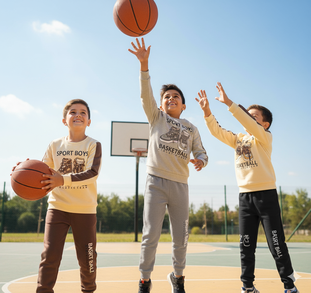 terry shirt and trousers
