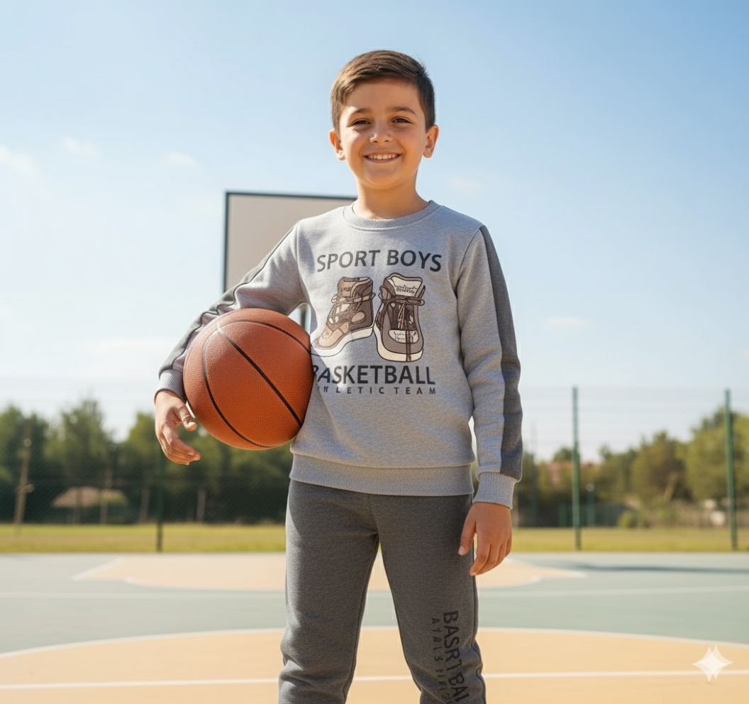 terry shirt and trousers