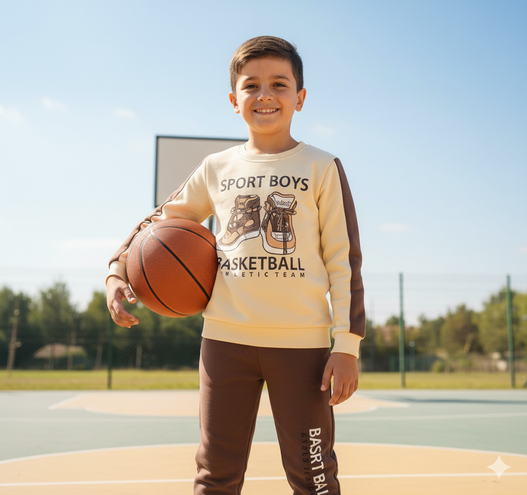 terry shirt and trousers