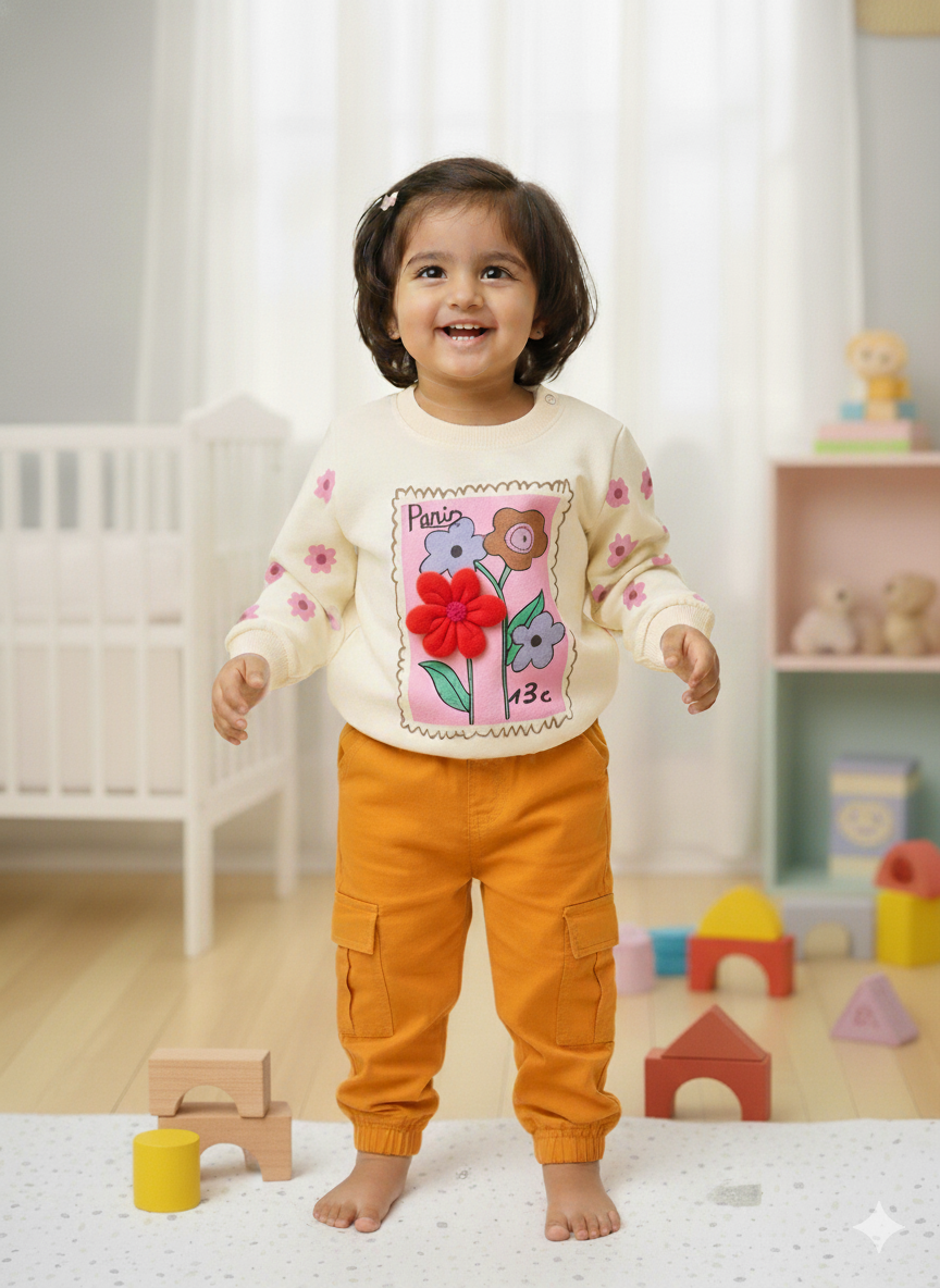 terry shirt and trousers