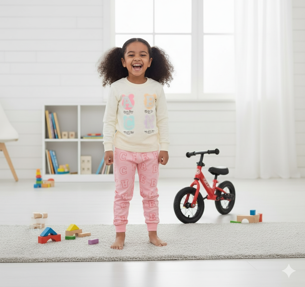 Kids Winter 2Pcs French Terry Outfit