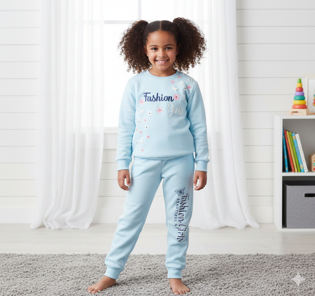 Kids Winter 2Pcs French Terry Outfit