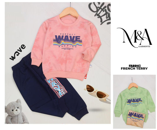 Tie-Dye Effect French Terry Tracksuit Set